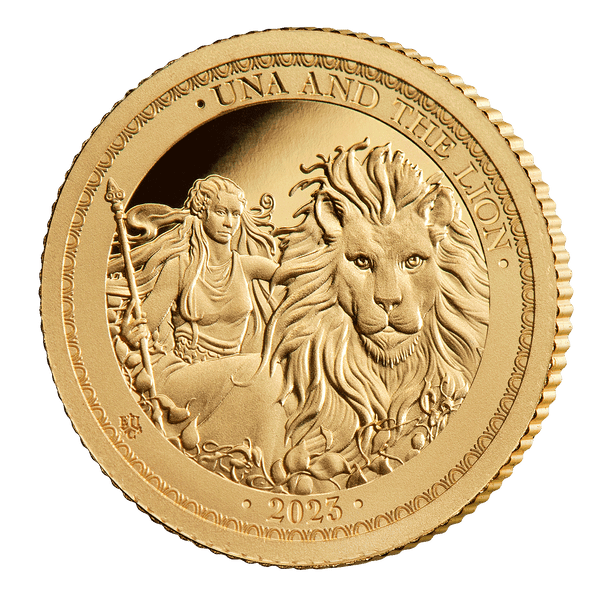 コレクション UNA & THE LION 1/2 GOLD PROOF COIN 2022 2023 Una & The Lion 0.5g Gold Proof Coin - SOLD OUT – The East