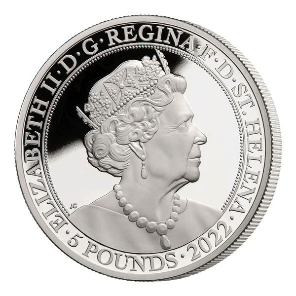 2022 Platinum Jubilee 5oz Silver Proof Platinum Jubilee Collection