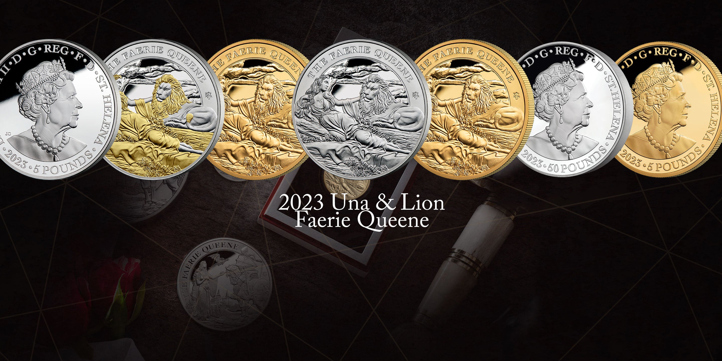 2023 Una & Lion Faerie Queene Coin Collection – The East India Company -  Collections