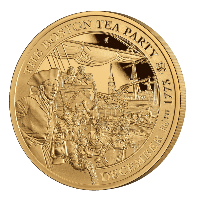 2023 Boston Tea Party 250th Anniversary 2oz Gold Proof Coin