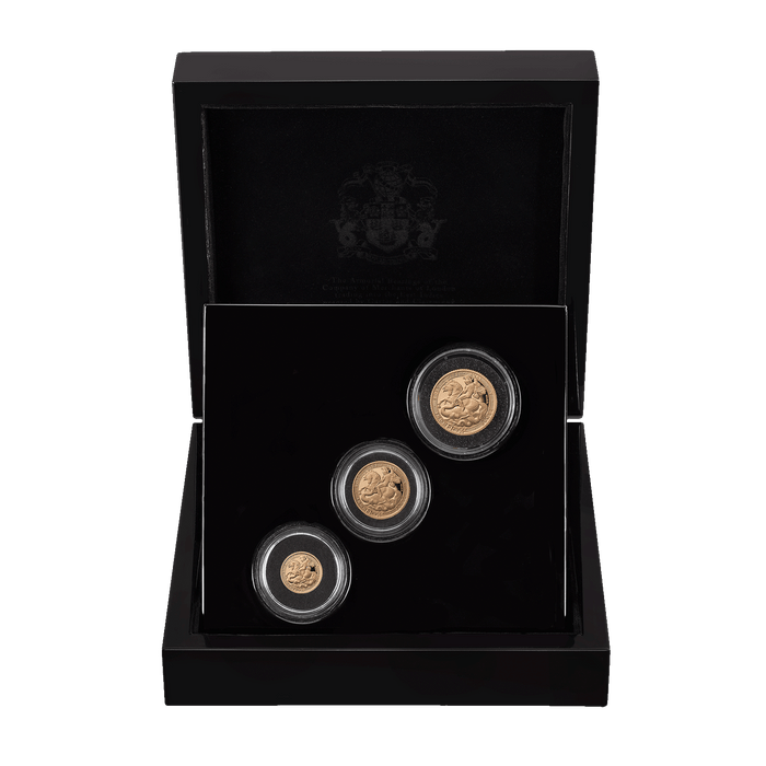 2025 St George & the Dragon Sovereign Gold Proof Three Coin Set