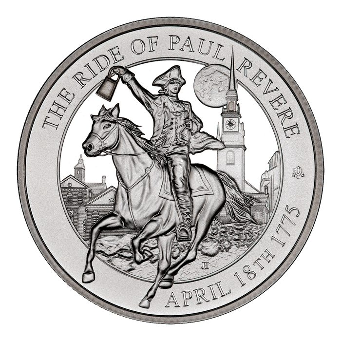 2025 Ride of Paul Revere 1oz Silver Proof Coin - OUT OF STOCK