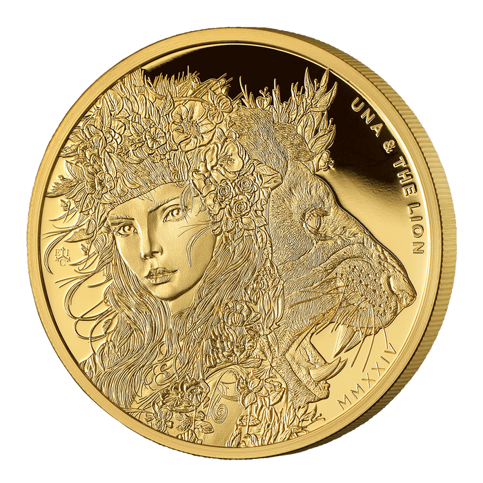 2024 Una & the Lion 1oz Gold Proof Coin