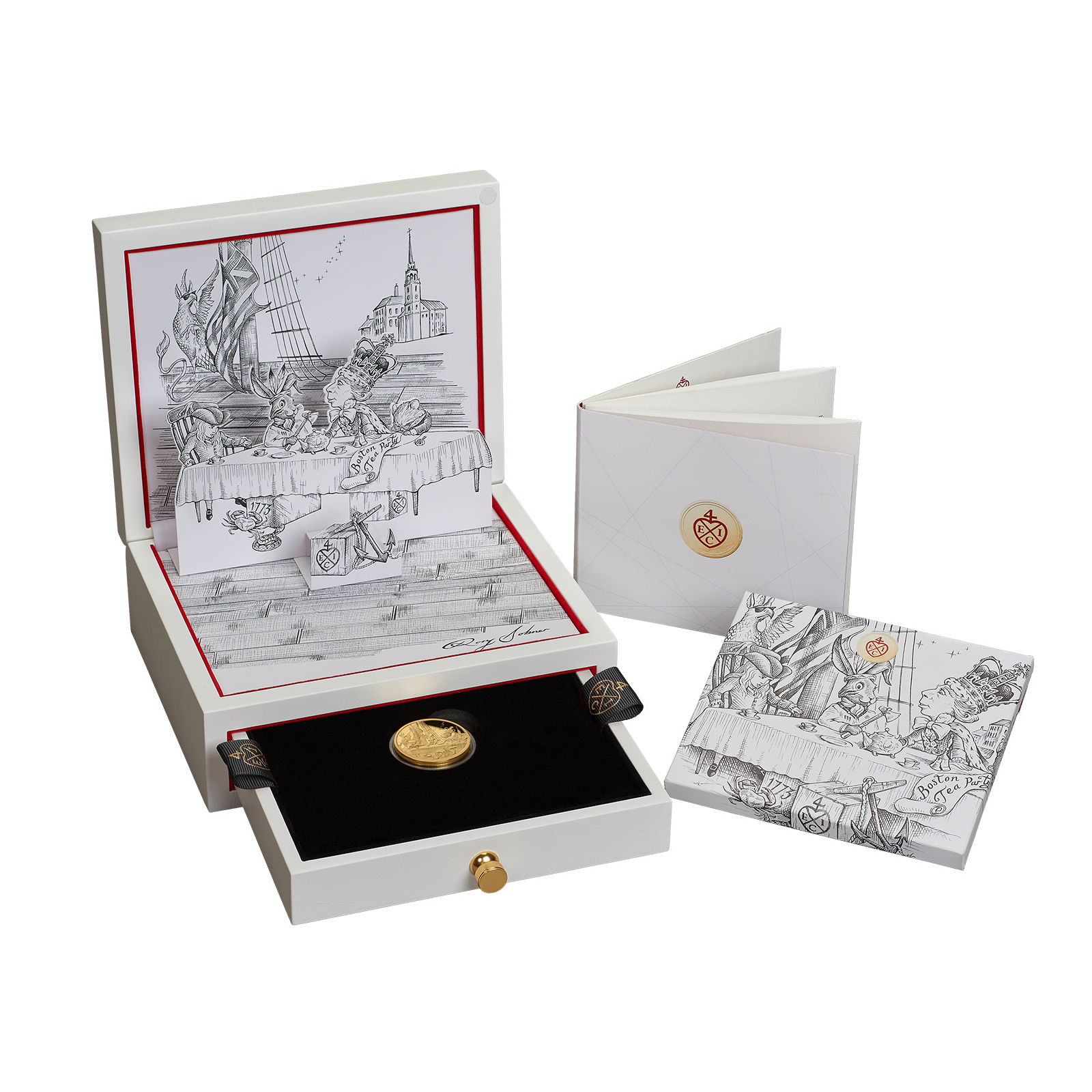 2023 Alice's Tea Party 1oz Gold Proof Coin