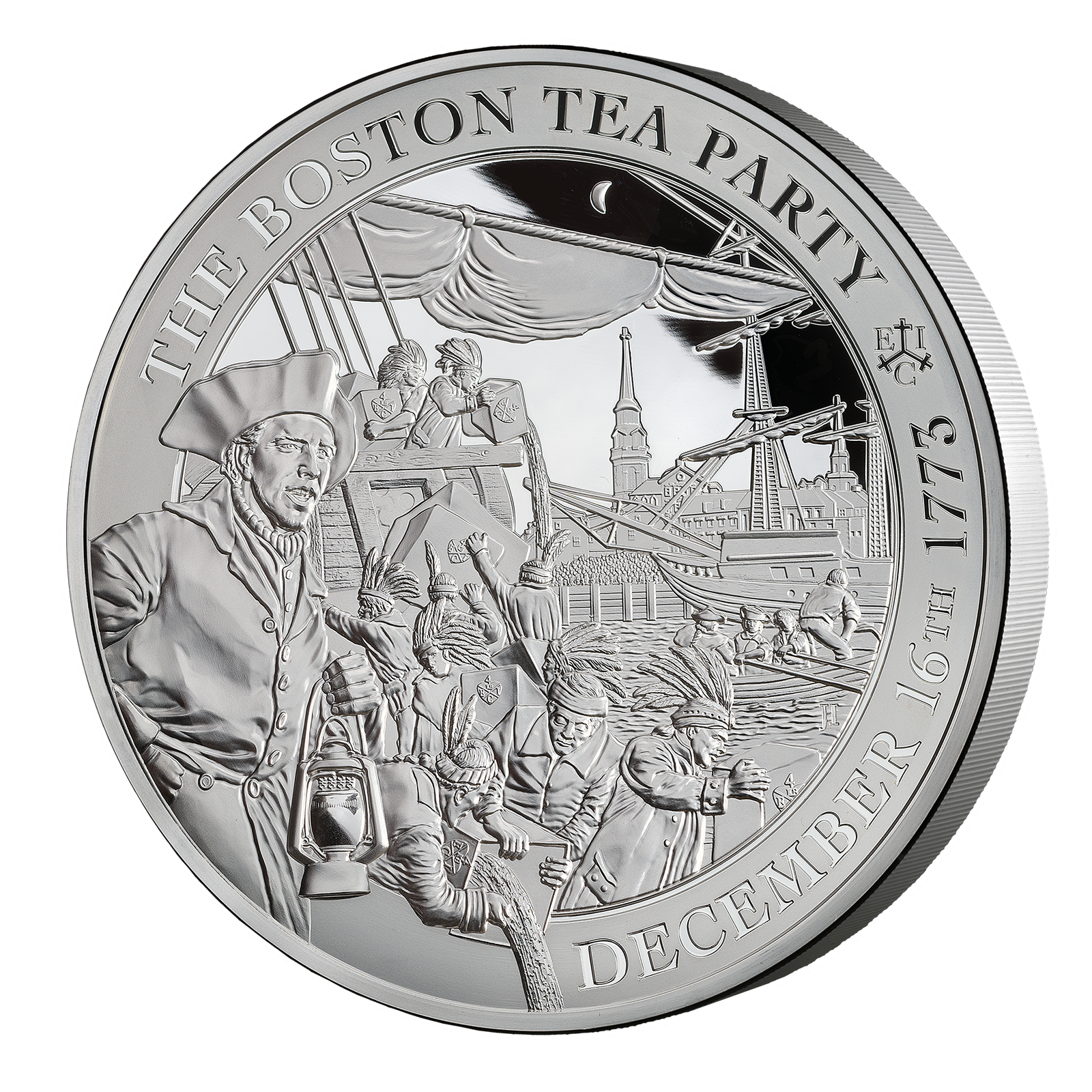 2023 Boston Tea Party 250th Anniversary 1kg Silver Proof Coin