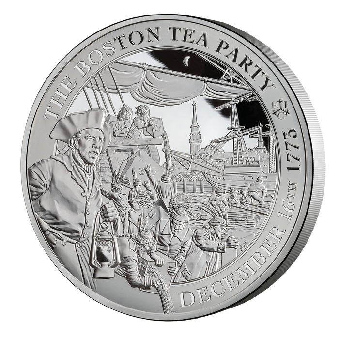 2023 Boston Tea Party 250th Anniversary 1kg Silver Proof Coin