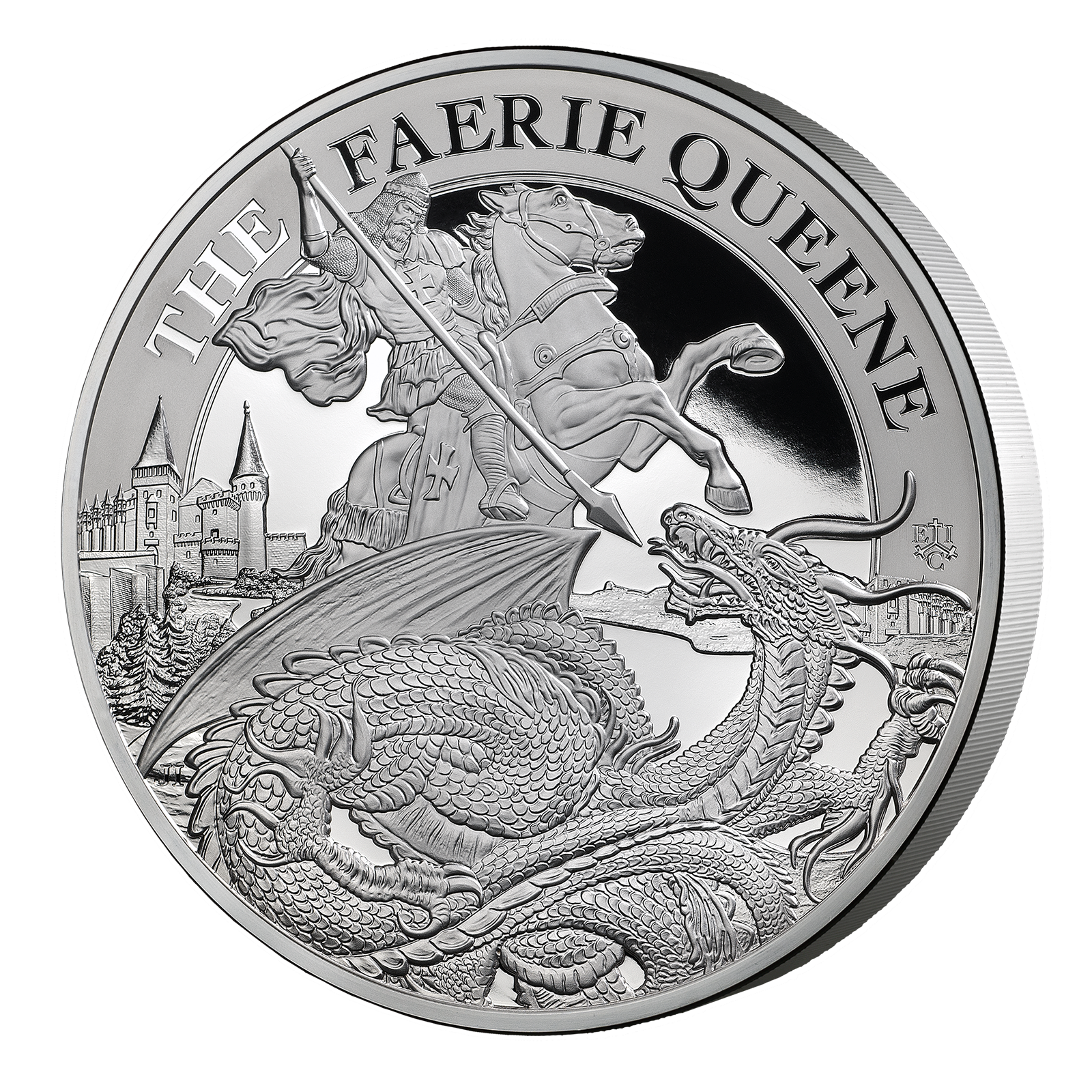 2024 Faerie Queene Redcrosse & the Dragon 1kg Silver Proof Coin