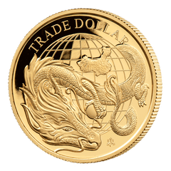 The 2021 Modern Chinese Trade Dollar 1oz Gold Proof Coin | Trade