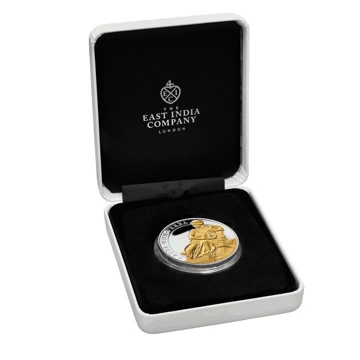 2022 Queen's Virtues Constancy 1oz Silver Proof Coin with Selective Gold Plate