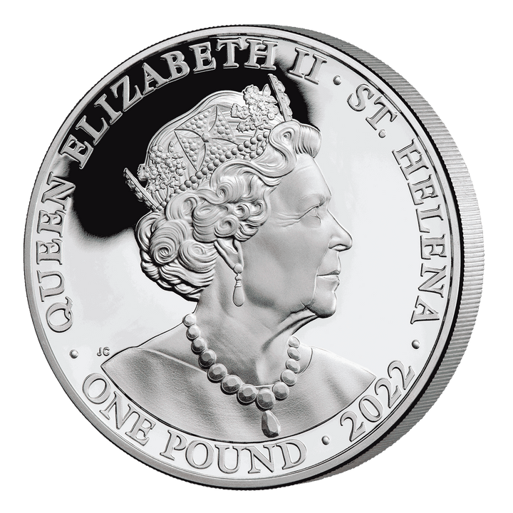 2022 Queen's Virtues Courage 1oz Silver Proof Coin