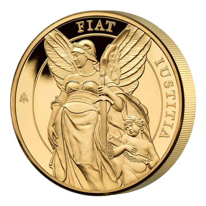 2022 Queens Virtues Justice 1oz Gold Proof Coin