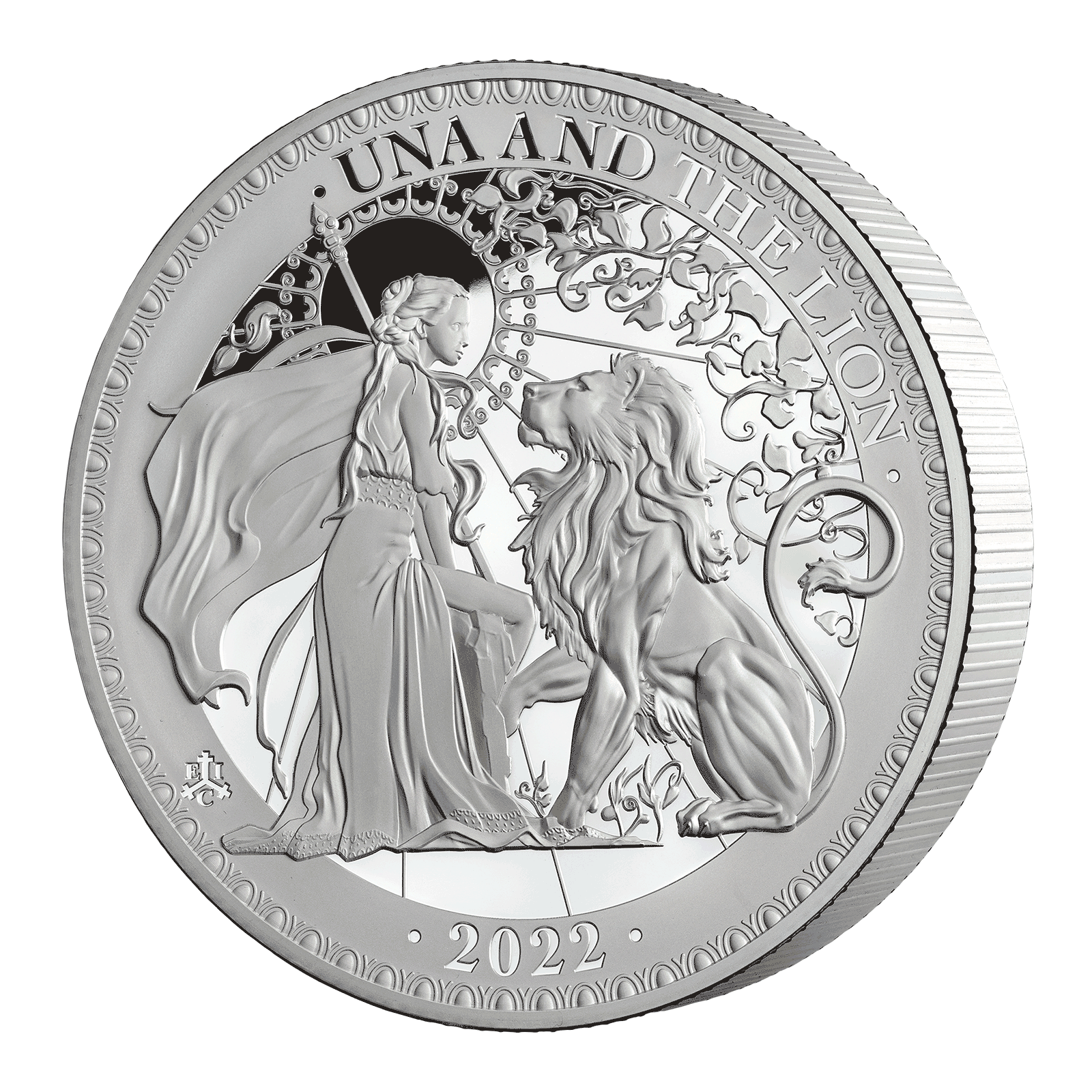 2022 Una & the Lion 1kg Silver Proof Coin