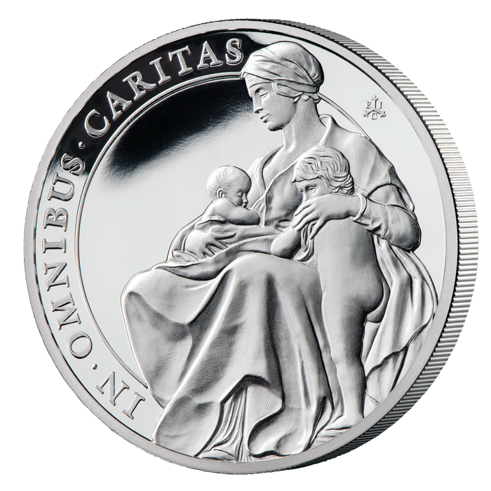 2022 Queens Virtue Charity 1oz Silver Proof Coin