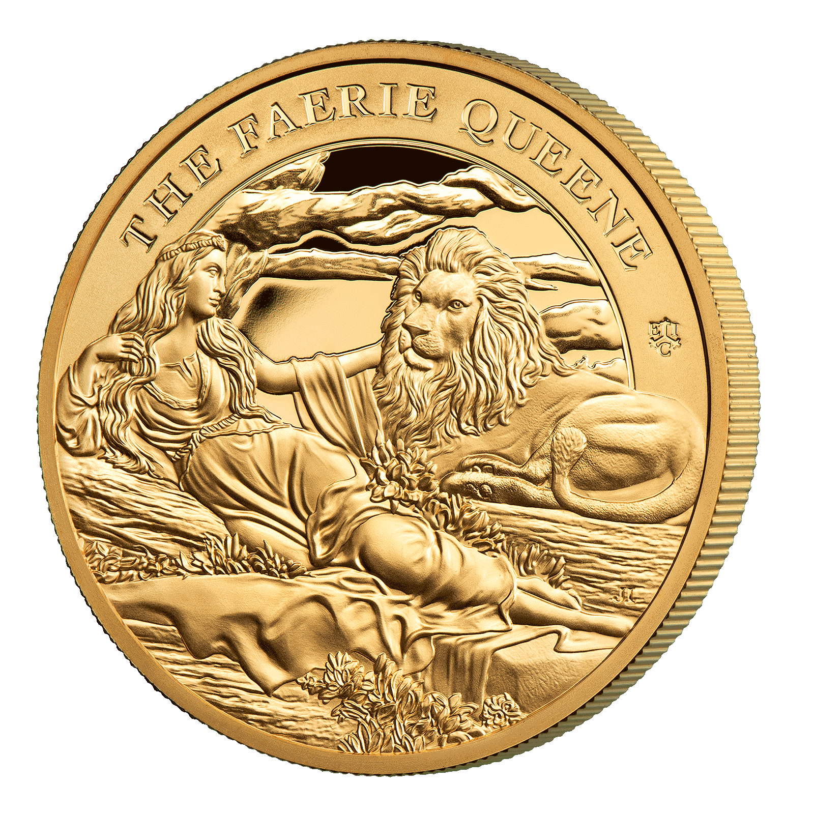 2023 Una Lion Faerie Queene 1oz Gold Proof Coin The East India 2023 Una Lion Faerie Queene 1oz Gold Proof Coin The East India