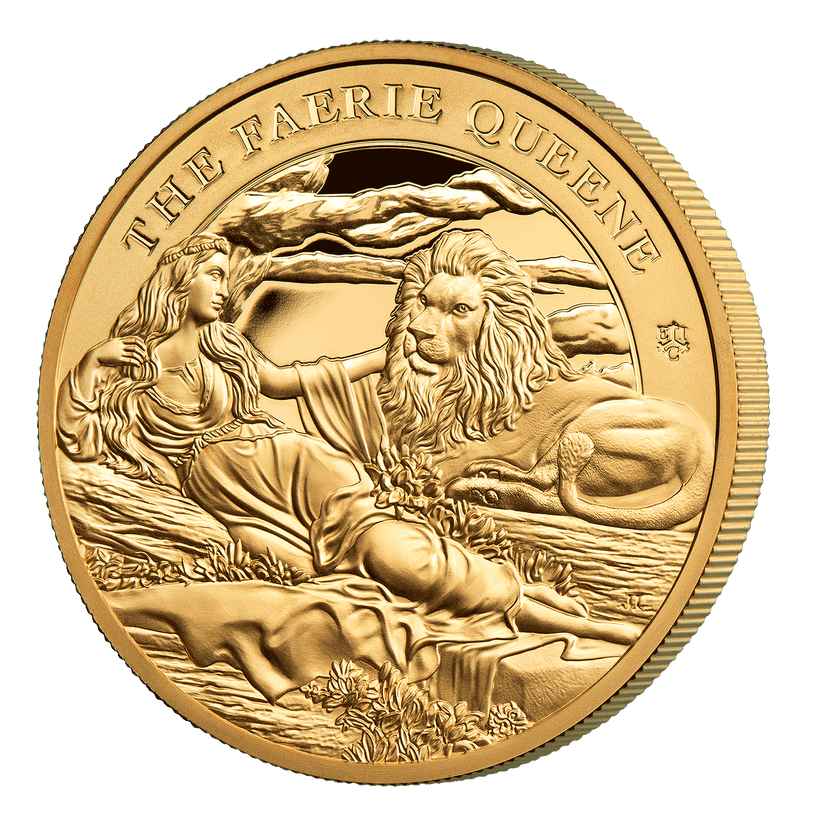 2023 Una & Lion Faerie Queene 1oz Gold Proof Coin