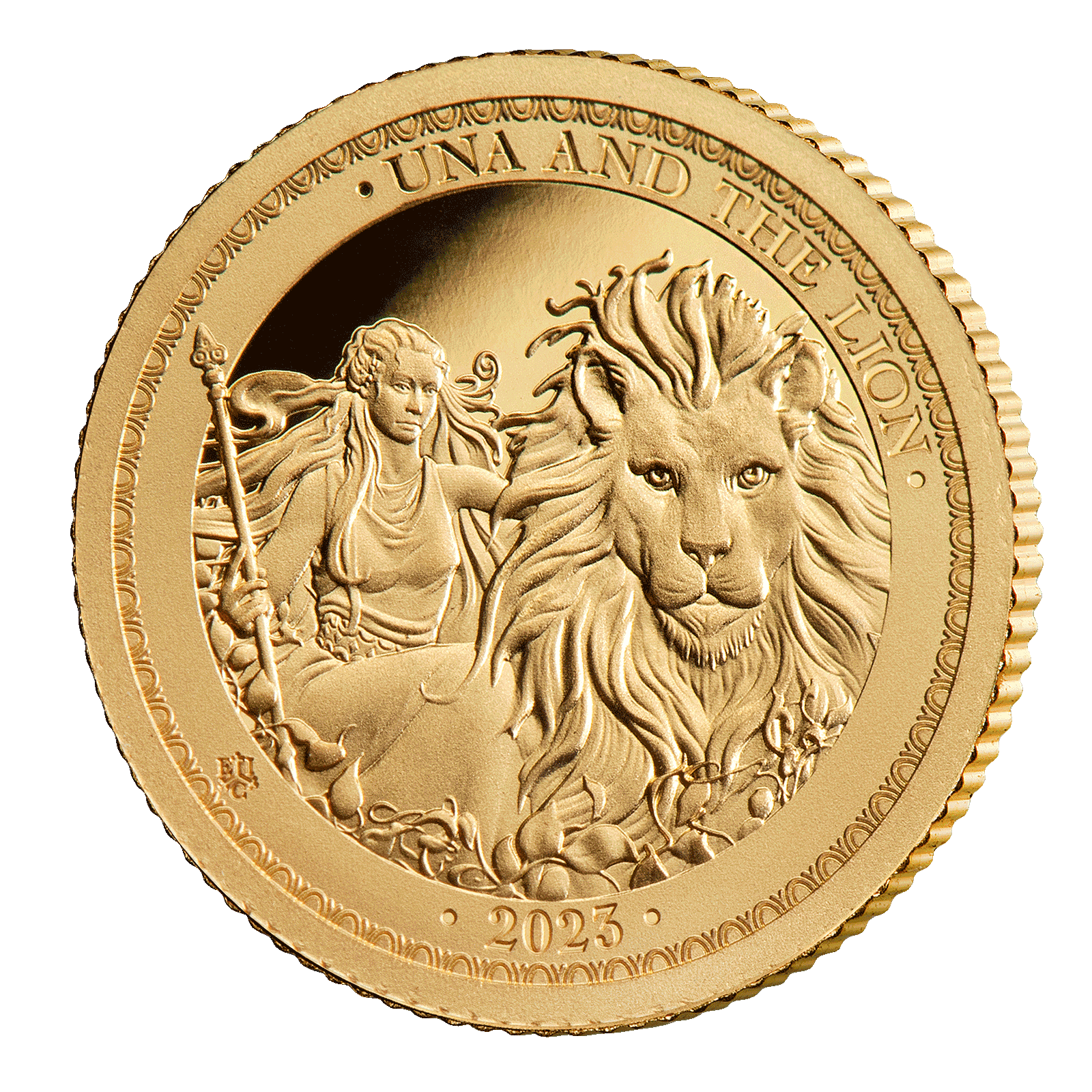 Una & The Lion 2023 0.5g Gold Proof Coin