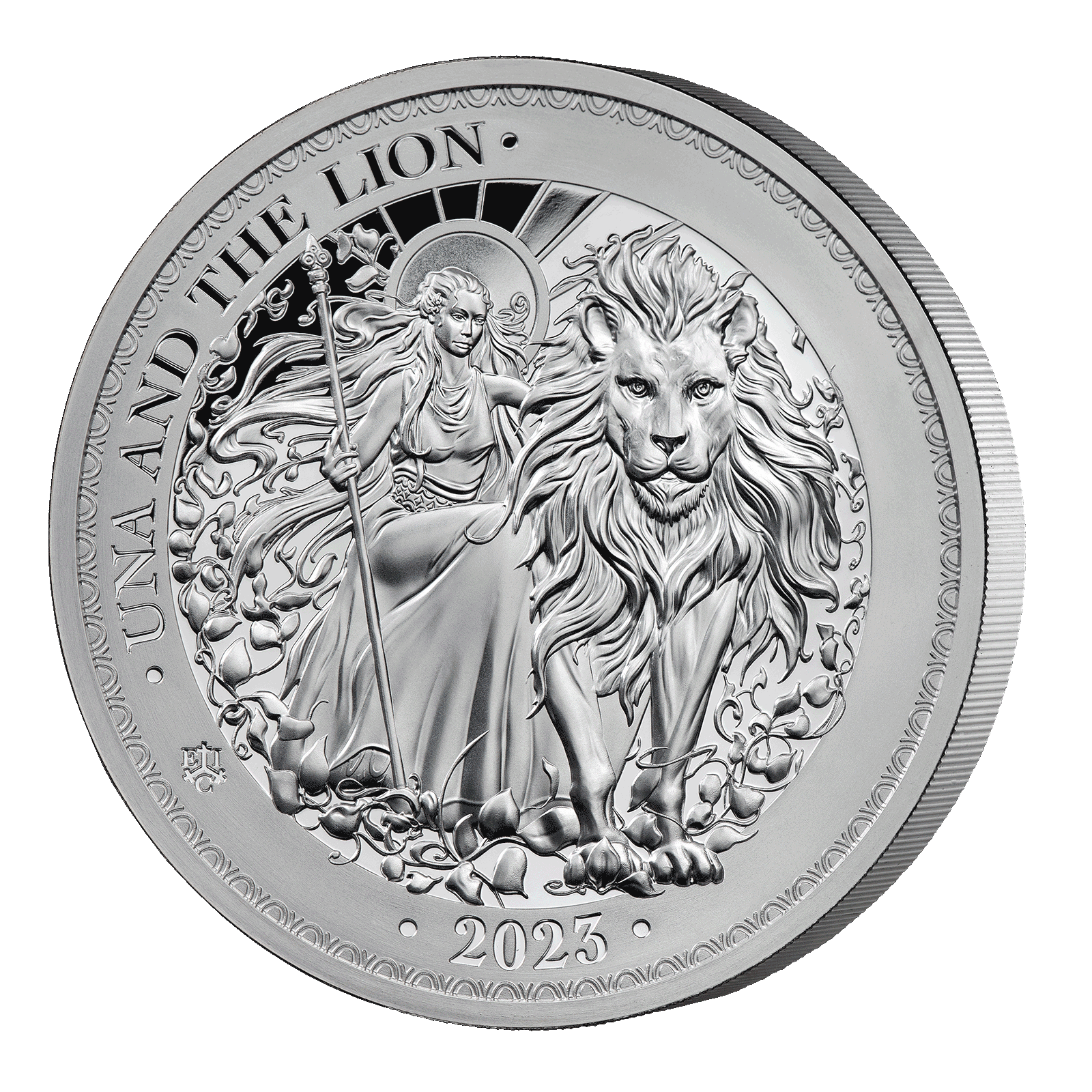 Una & The Lion 2023 2oz Silver Proof Coin
