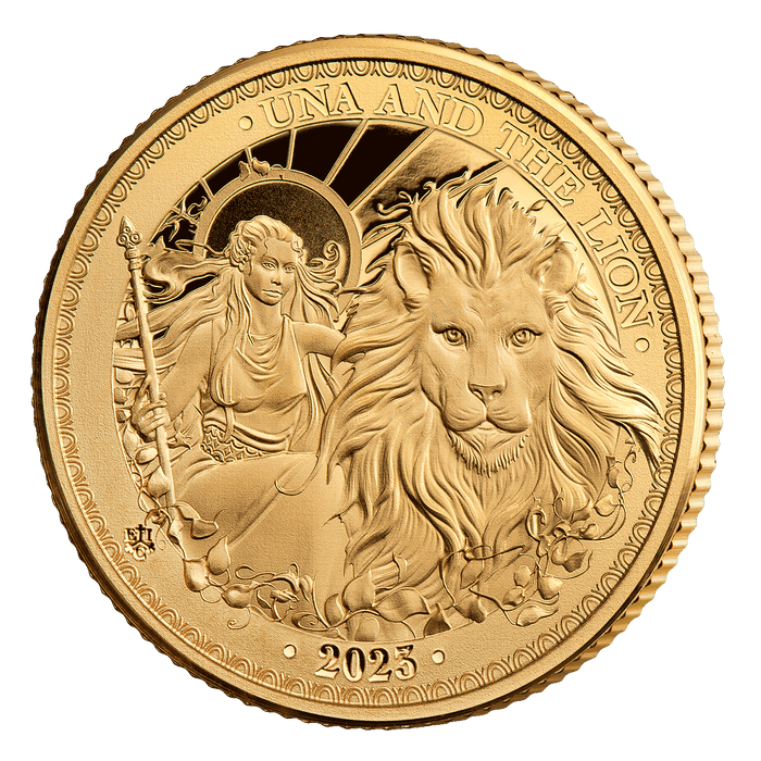 Una & The Lion 2023 1/4oz Gold Proof Coin
