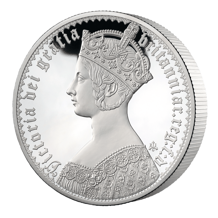 2022 Masterpiece Gothic Victoria Crown One Kilo Silver Proof
