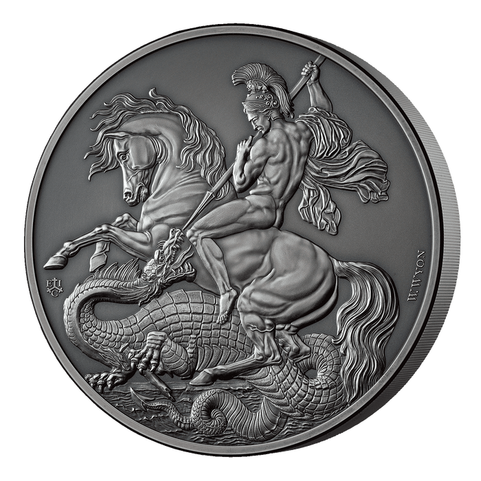 2023 Masterpiece George & the Dragon One Kilo Silver Proof Coin