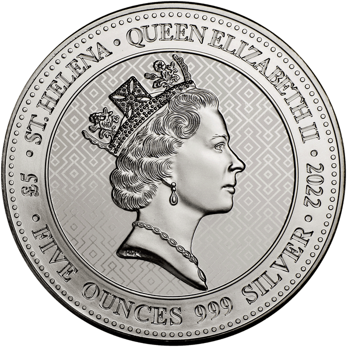 2022 Queens Virtues Truth 5oz silver BU coin